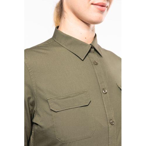 Ladies' long sleeved safari shirt