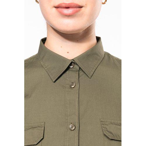 Ladies' long sleeved safari shirt