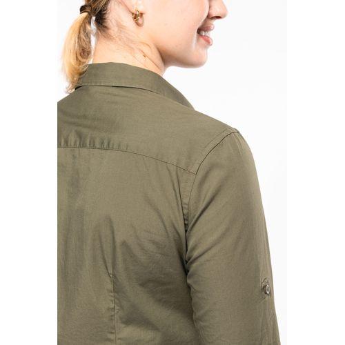 Ladies' long sleeved safari shirt
