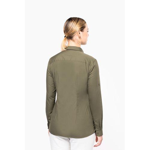 Ladies' long sleeved safari shirt