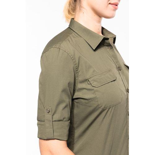 Ladies' long sleeved safari shirt