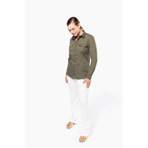 Ladies' long sleeved safari shirt
