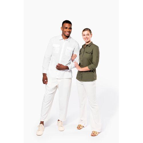 Ladies' long sleeved safari shirt