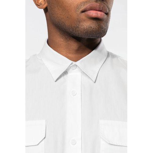 Men's long-sleeved safari shirt