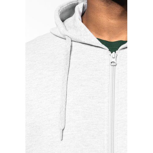 Full zip hooded sweatshirt