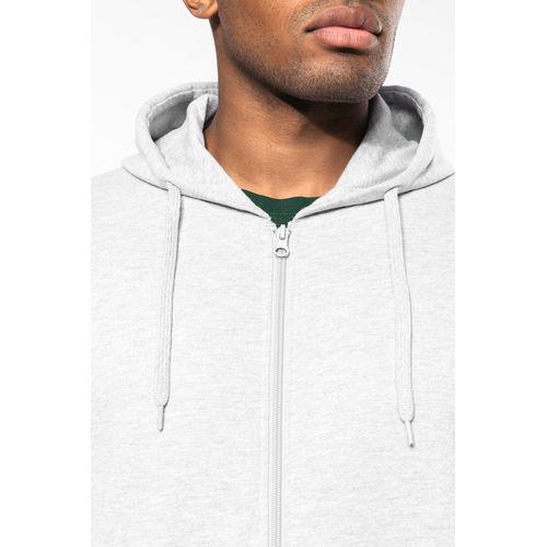 Full zip hooded sweatshirt