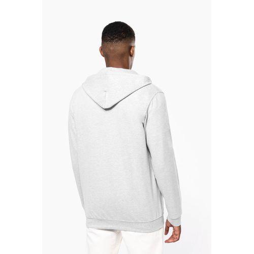 Full zip hooded sweatshirt