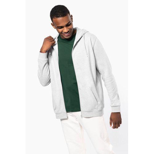 Full zip hooded sweatshirt