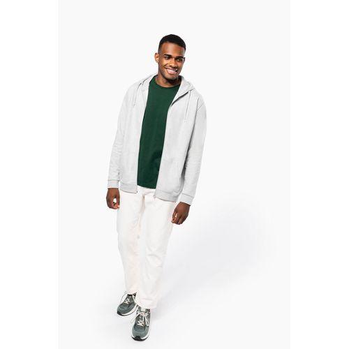 Full zip hooded sweatshirt
