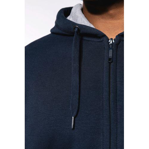 Full zip hooded sweatshirt