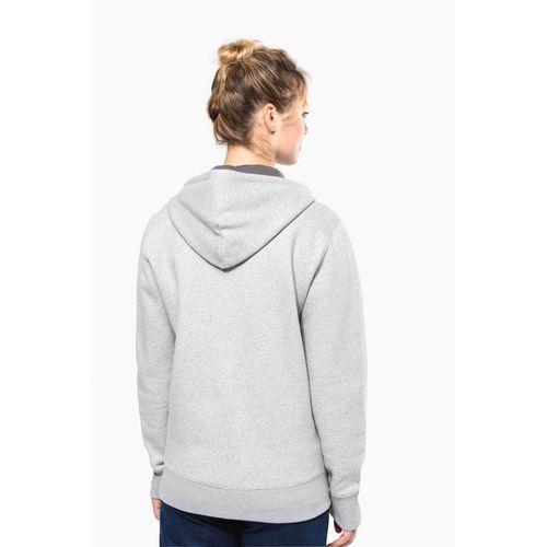 Full zip hooded sweatshirt