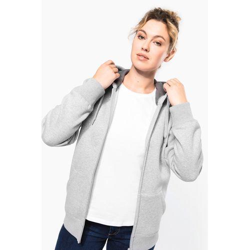 Full zip hooded sweatshirt