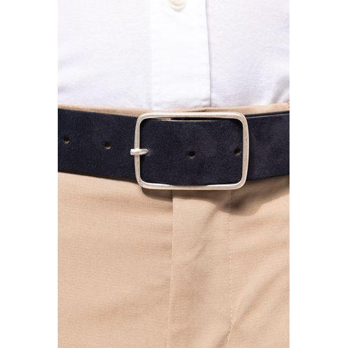 Men's velvet leather belt