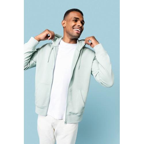 Men's eco-friendly zip-through hoodie