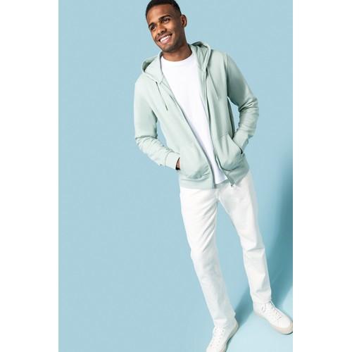 Men's eco-friendly zip-through hoodie