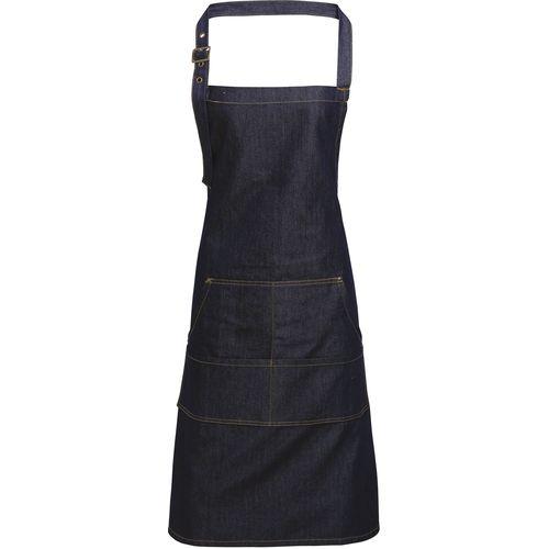 Denim bib apron