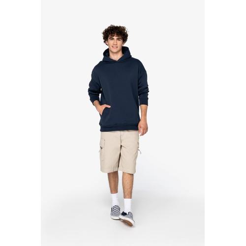 Eco-friendly unisex oversized hooded sweatshirt