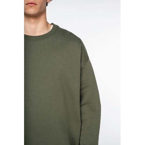 Sweat-shirt écoresponsable à col rond oversize unisexe
