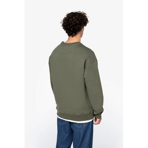 Sweat-shirt écoresponsable à col rond oversize unisexe