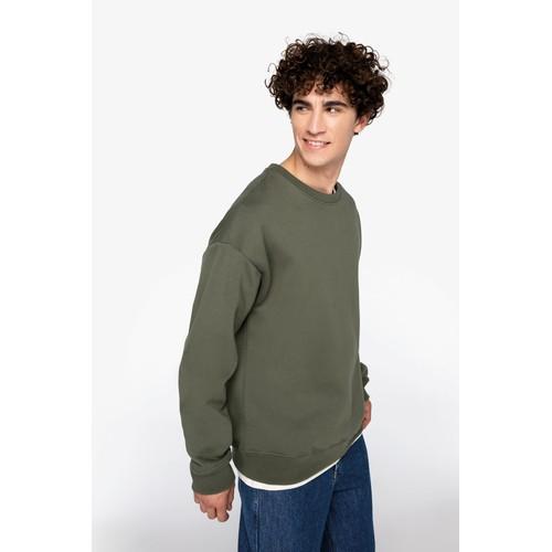 Sweat-shirt écoresponsable à col rond oversize unisexe