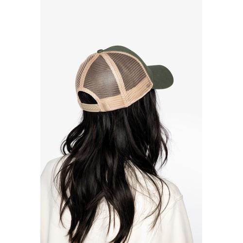 Casquette trucker écoresponsable 6 panneaux unisexe