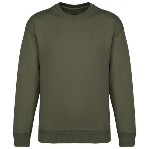 Sweat-shirt écoresponsable à col rond oversize unisexe