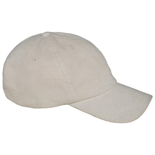 Casquette écoresponsable en velours côtelé 6 panneaux unisexe