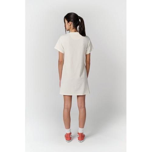 Eco-friendly ladie's Terry Towel dropped shoulders t-shirt dress