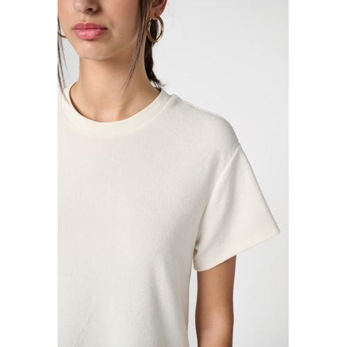 Eco-friendly ladie's Terry Towel dropped shoulders t-shirt dress