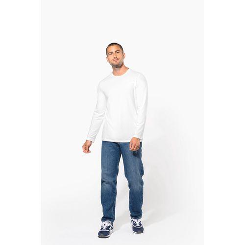 T-shirt col rond manches longues homme