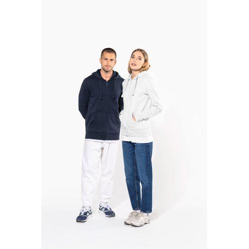 Ladies' full zip hooded sweatshirt
