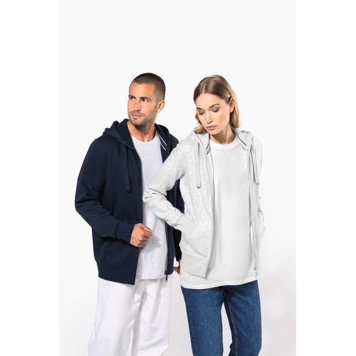 Ladies' full zip hooded sweatshirt