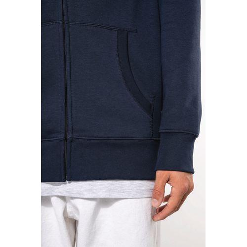 Men's full zip hooded sweatshirt