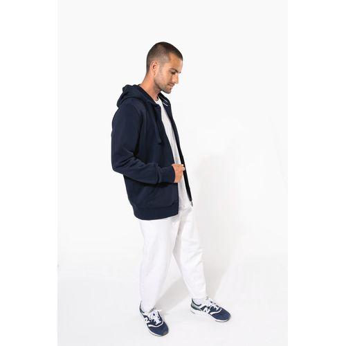 Men's full zip hooded sweatshirt