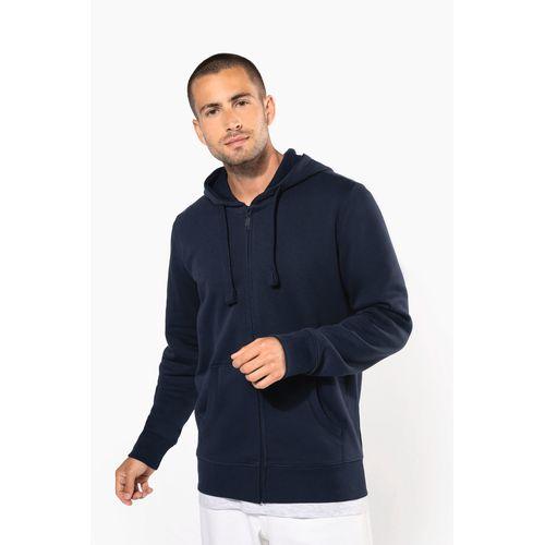 Men's full zip hooded sweatshirt