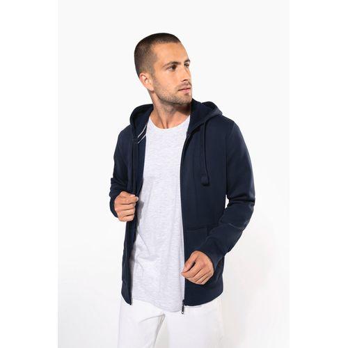 Men's full zip hooded sweatshirt