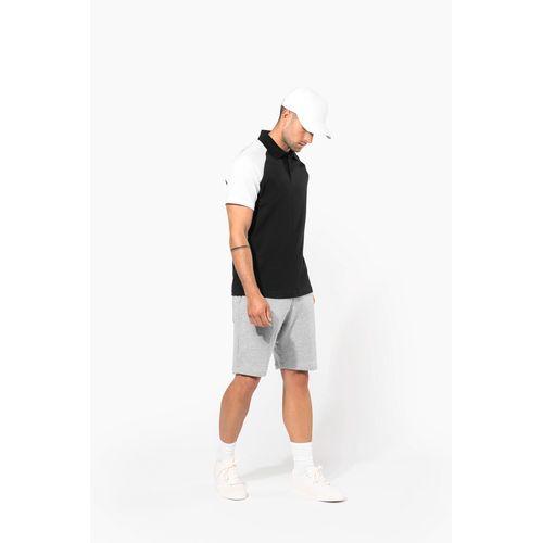 Polo baseball manches courtes