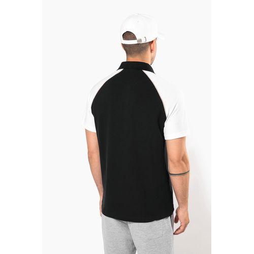 Polo baseball manches courtes