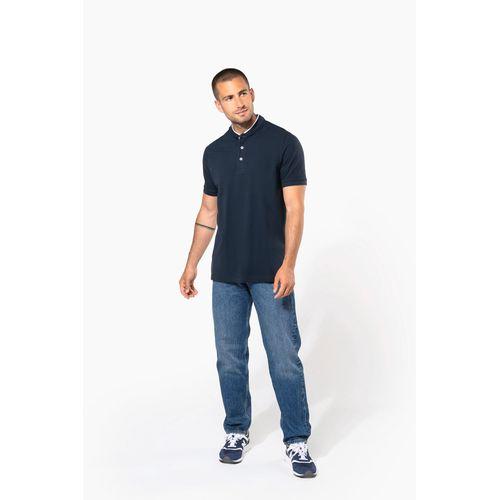 Polo col mao manches courtes homme