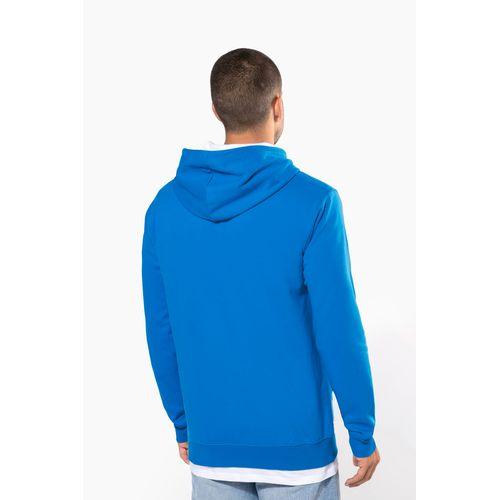 Men's contrast hooded sweatshirt