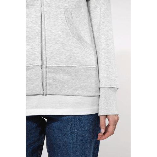 Ladies' full zip hooded sweatshirt