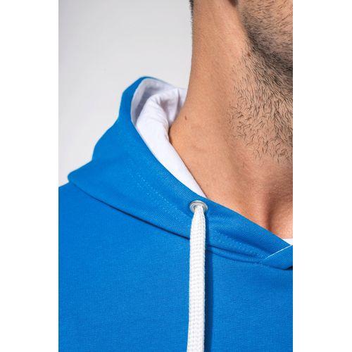 Men's contrast hooded sweatshirt