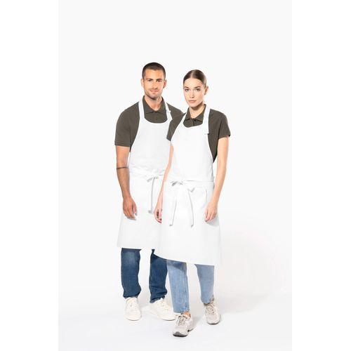 Cotton apron high-temperature washable