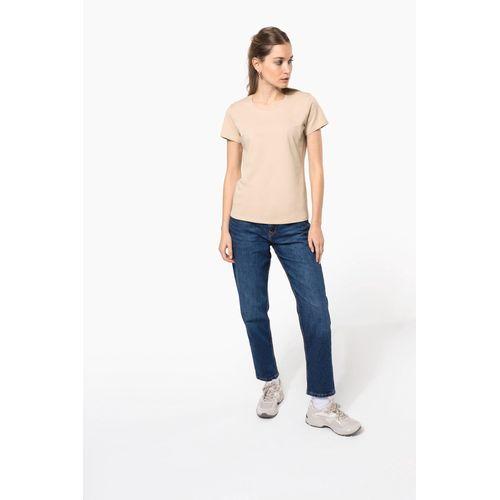 T-shirt col rond manches courtes femme