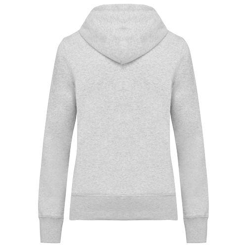 Ladies' eco-friendly zip-through hoodie
