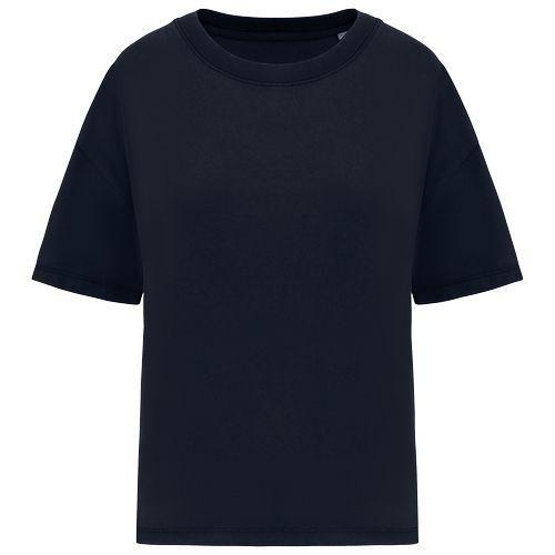 Ladies' eco-friendly washed effect oversized t-shirt