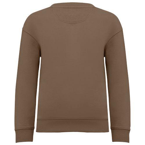 Sweat-shirt écoresponsable à col rond oversize enfant