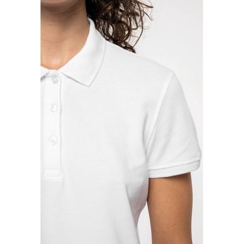 Polo piqué manches courtes femme