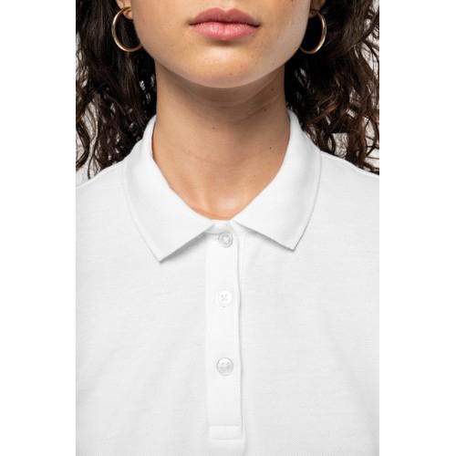 Polo piqué manches courtes femme
