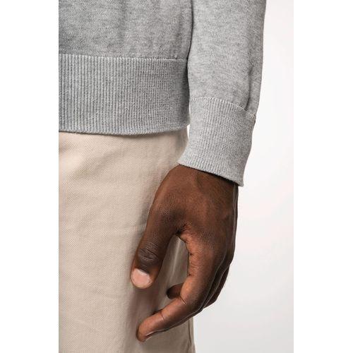 Men's eco-friendly V-neck jumper